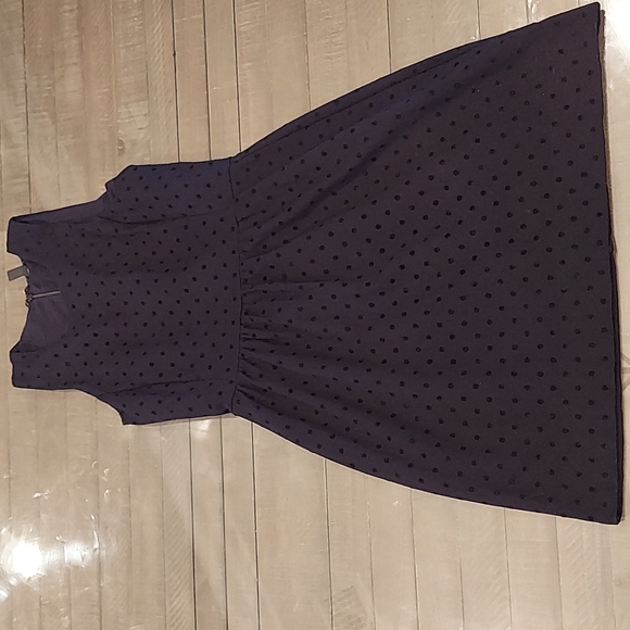 JCREW Little Black Polka Dot Dress - Picture 1 of 3